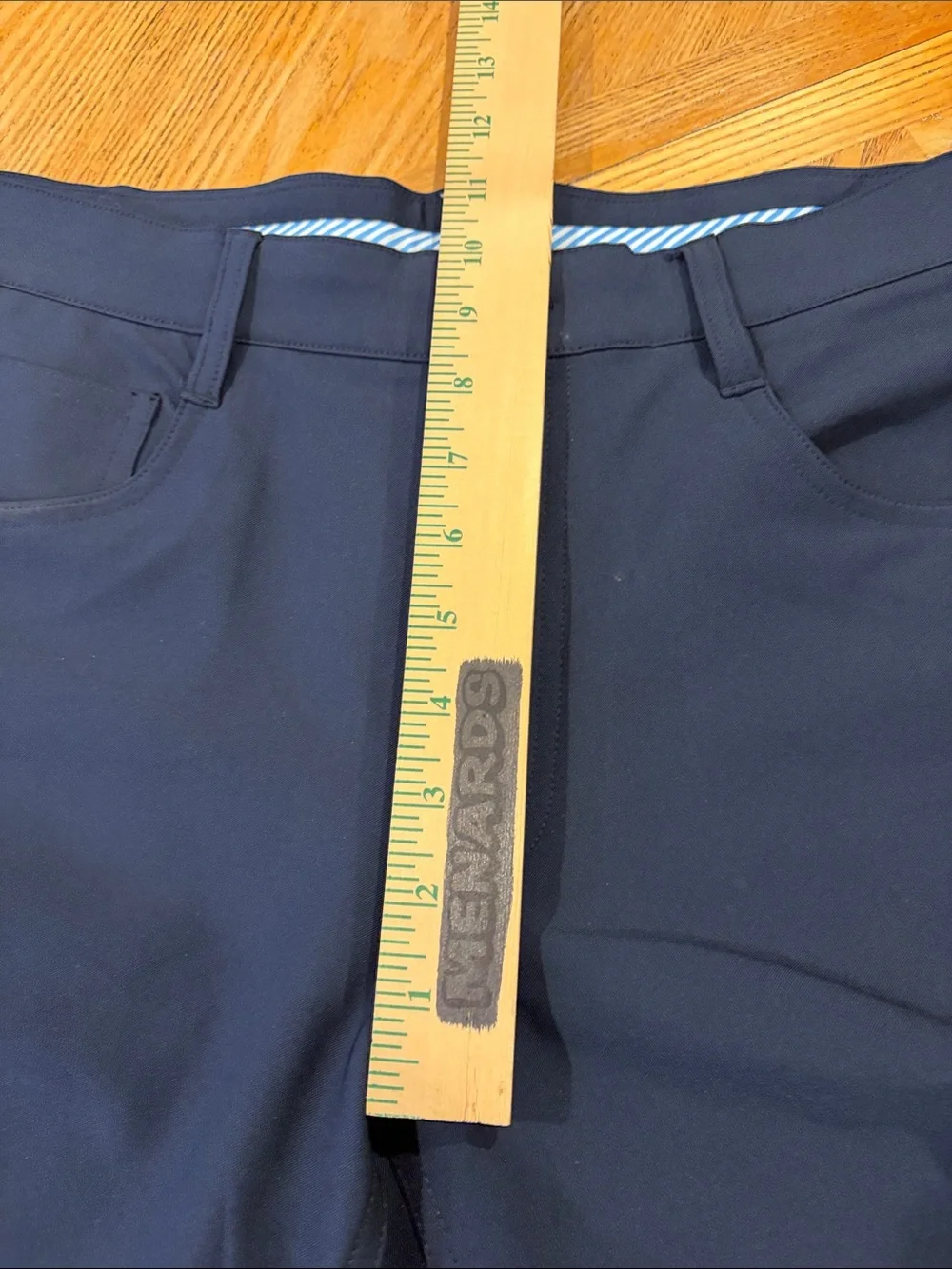 FootJoy Men's Performance Golf Pants Navy Blue Stretch Athletic Fit 33x32 Office